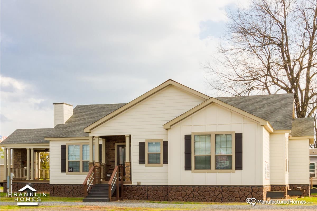 Prefab series hero, elevation, and exterior home features