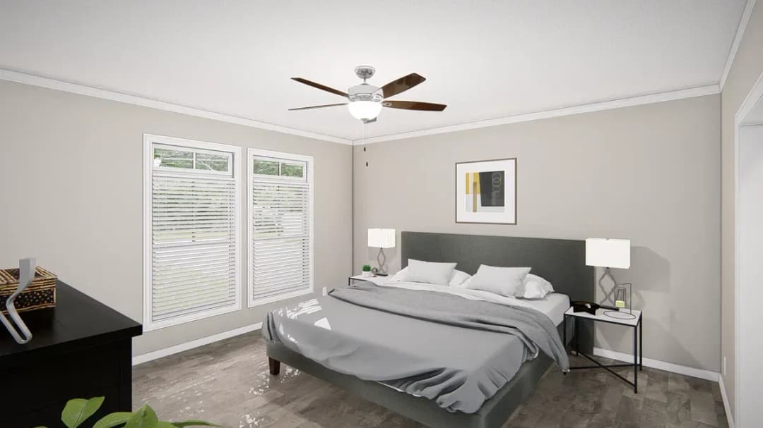 The riviera bedroom home features