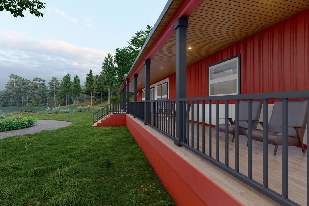 The ranch v60r exterior home features