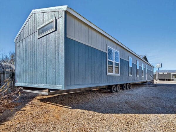 The tony exterior home features