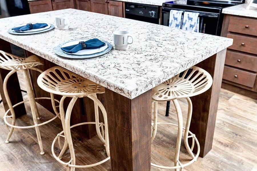 The big steve kitchen home features