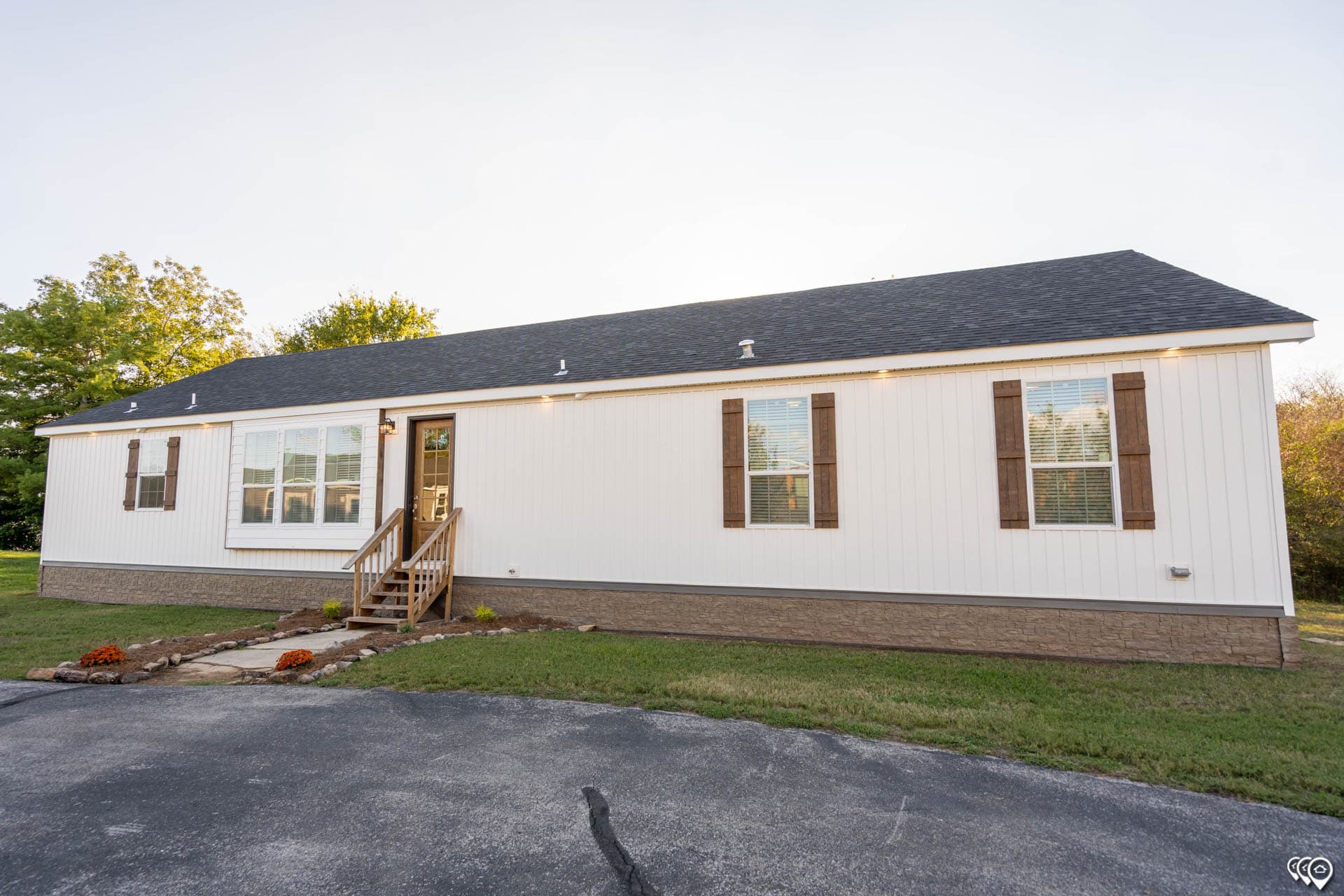 The riverview hero, elevation, and exterior home features