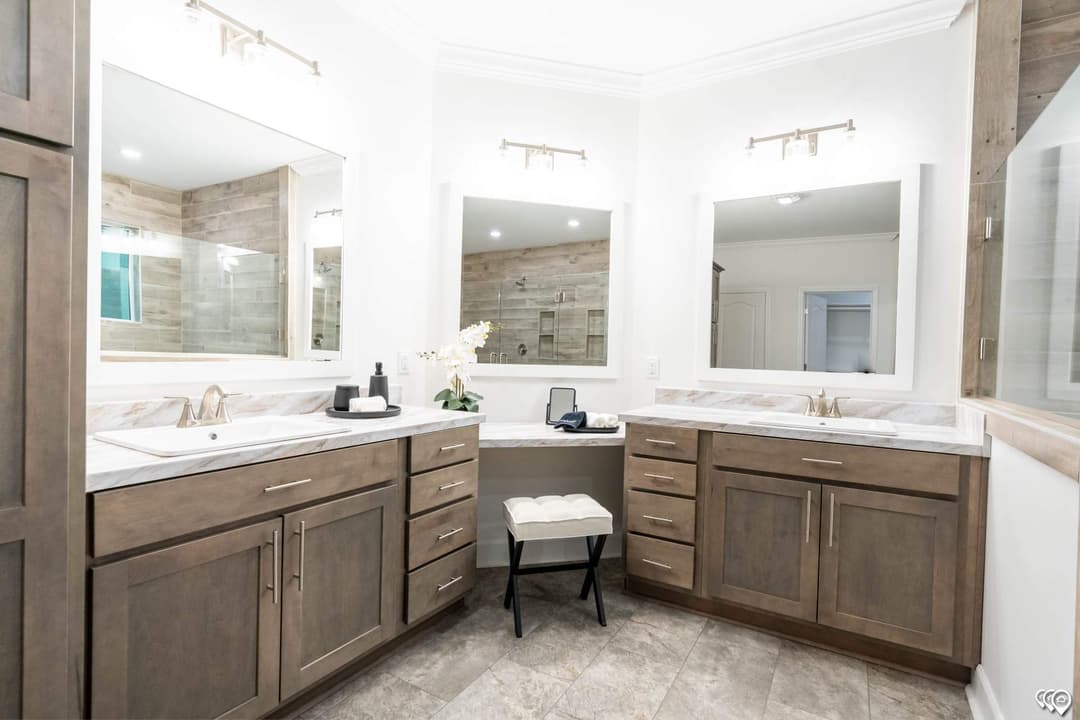 The lost creek bathroom home features