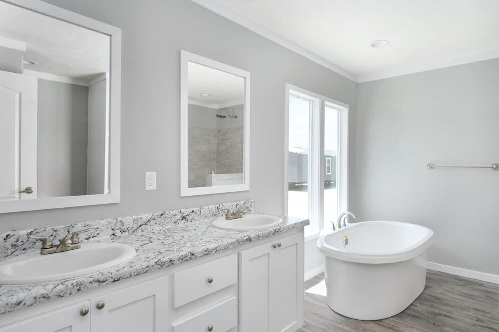 The sherman bathroom home features