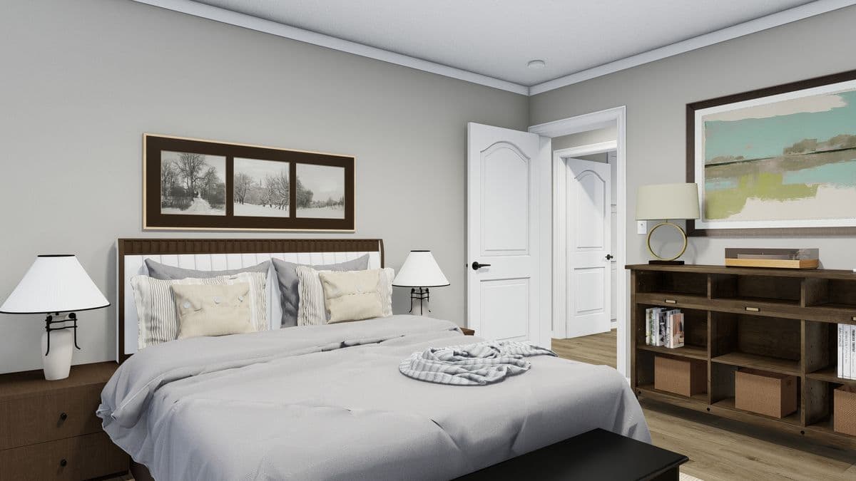 The franklin bedroom home features