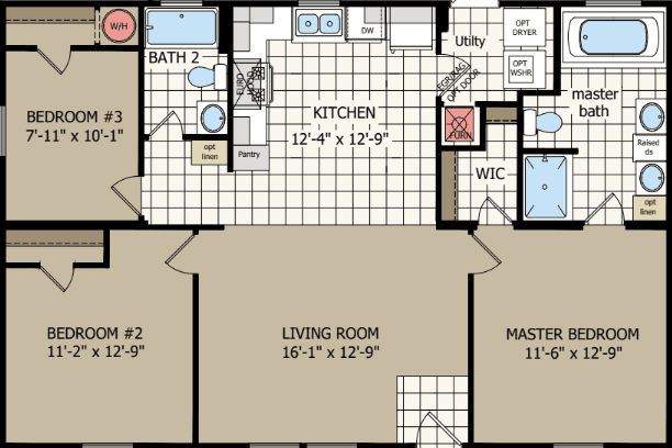 Csd2840j floor plan home features