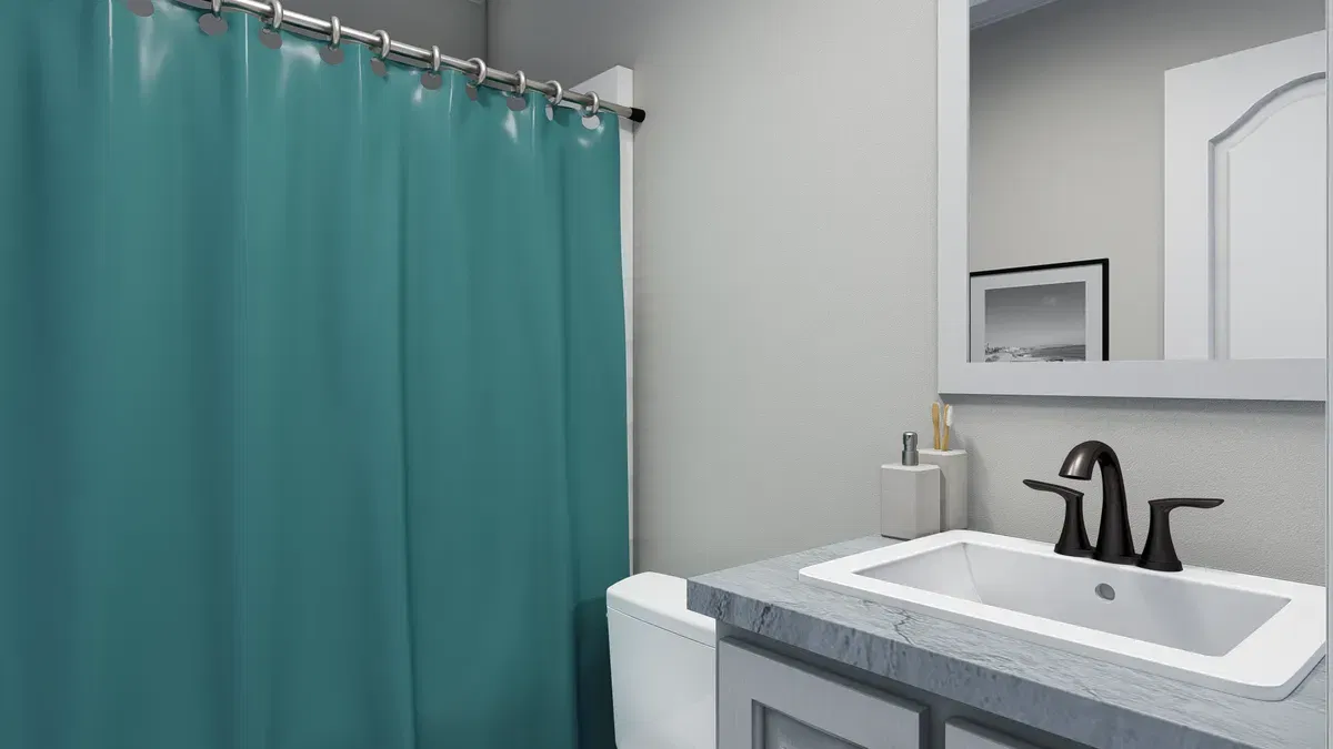 The waverly bathroom home features