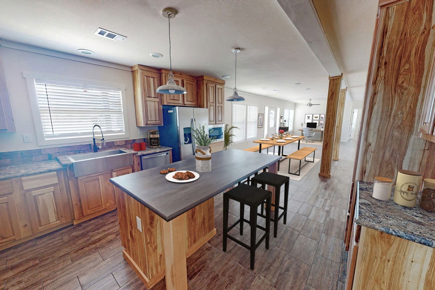 The ranch v60r kitchen home features