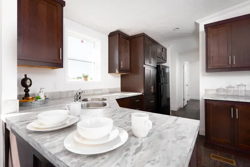 Contemporary cabin a700 kitchen home features