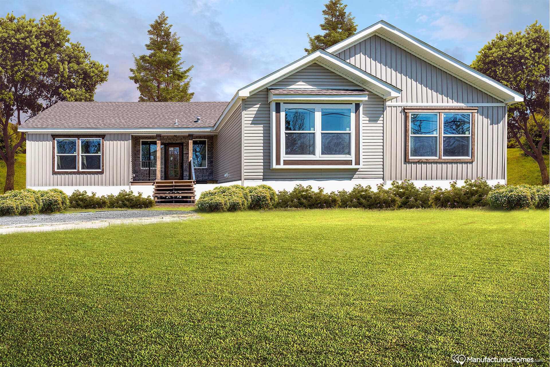 The vayda kate hero, elevation, and exterior home features