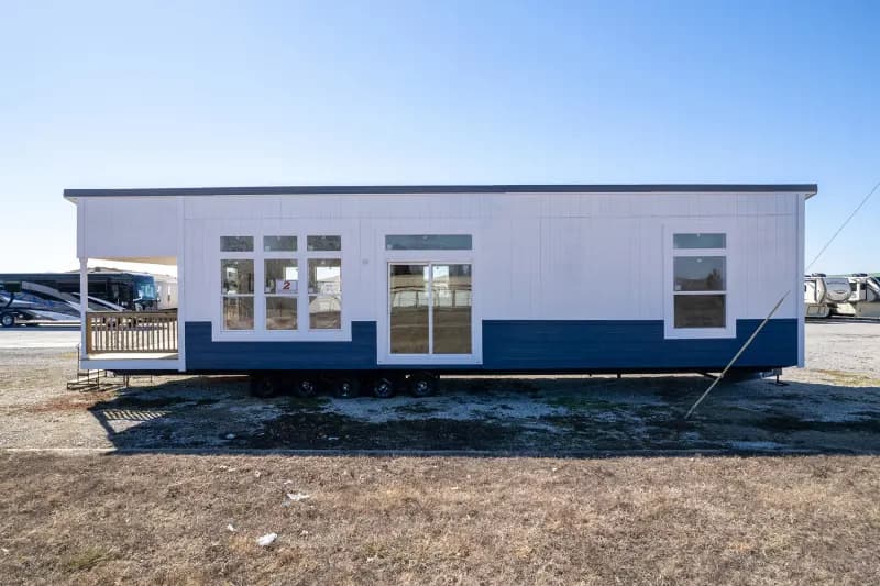 Contemporary cabin a700 elevation and exterior home features