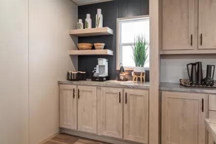 The crockett interior home features