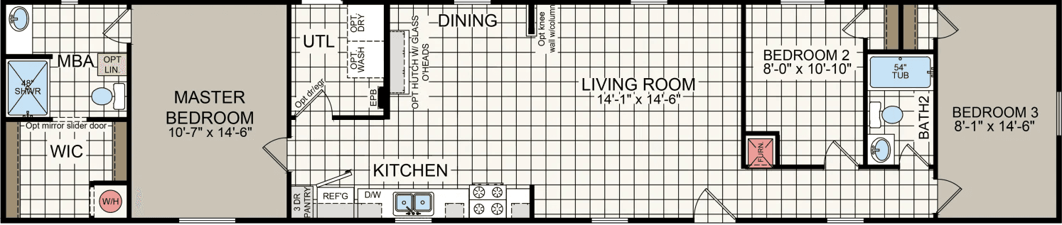 Cs1672a floor plan home features