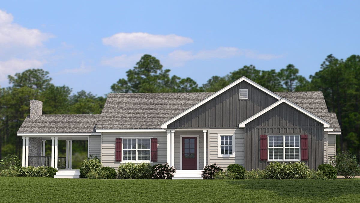 Nandina i elevation and exterior home features