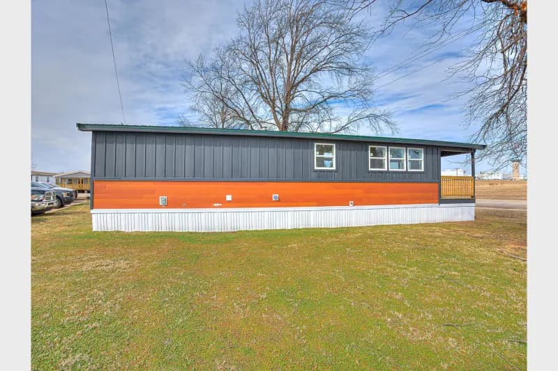 Contemporary cabin a700 elevation and exterior home features