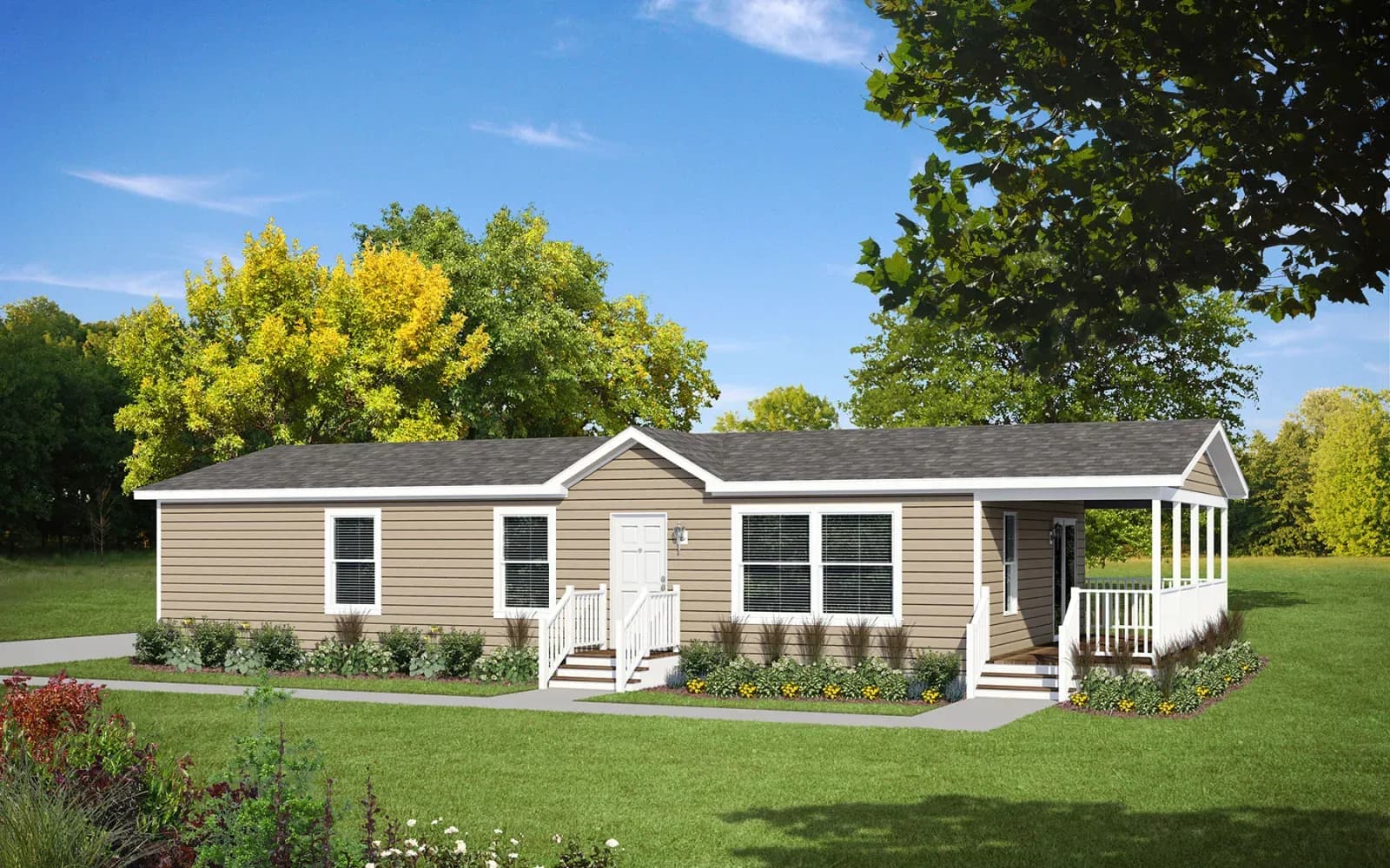 Prairie dune 8432p hero, elevation, and exterior home features
