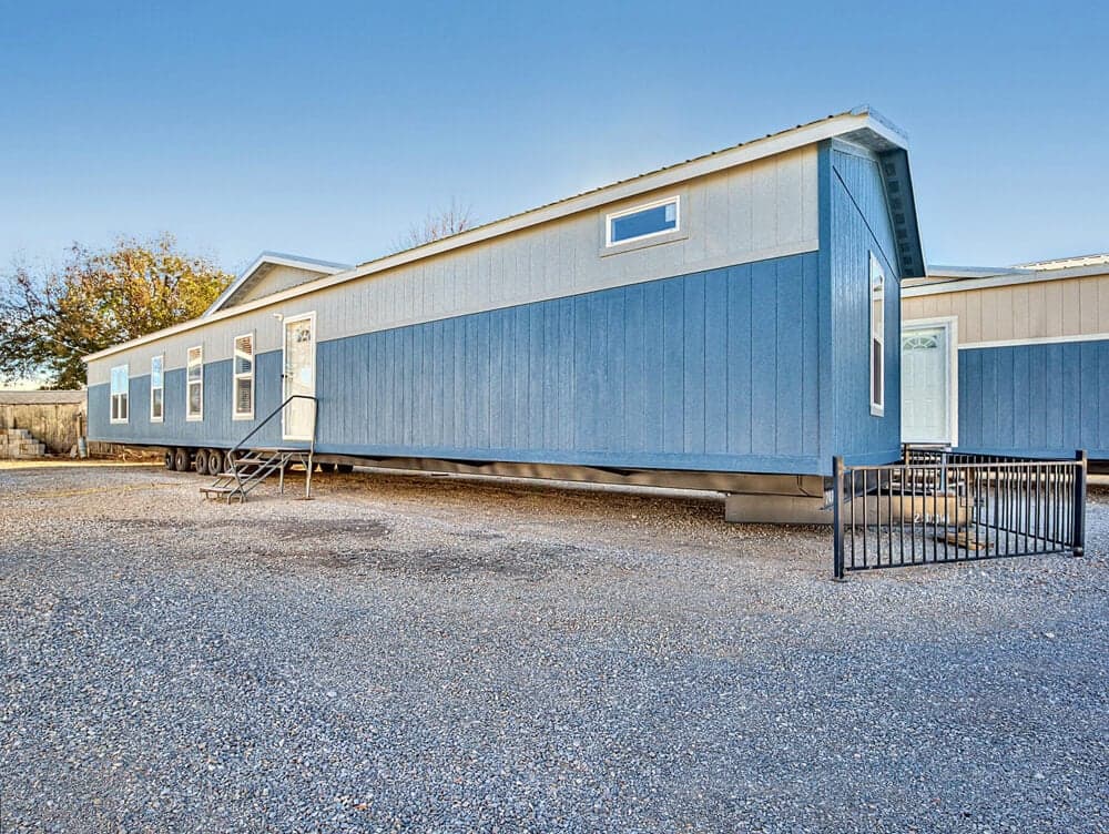 The tony exterior home features