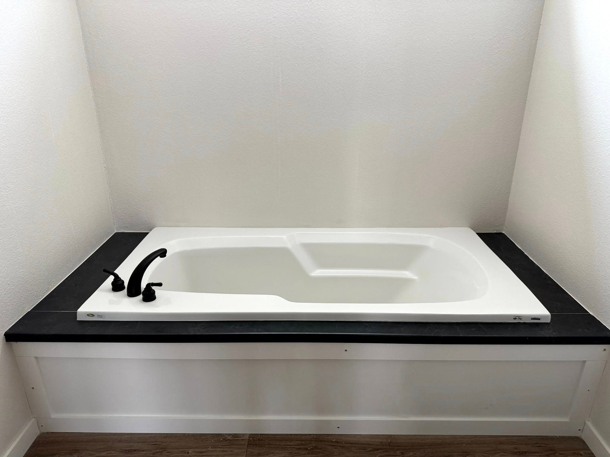 The red river bathroom home features