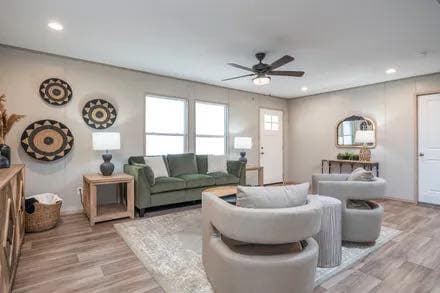 The crockett interior home features