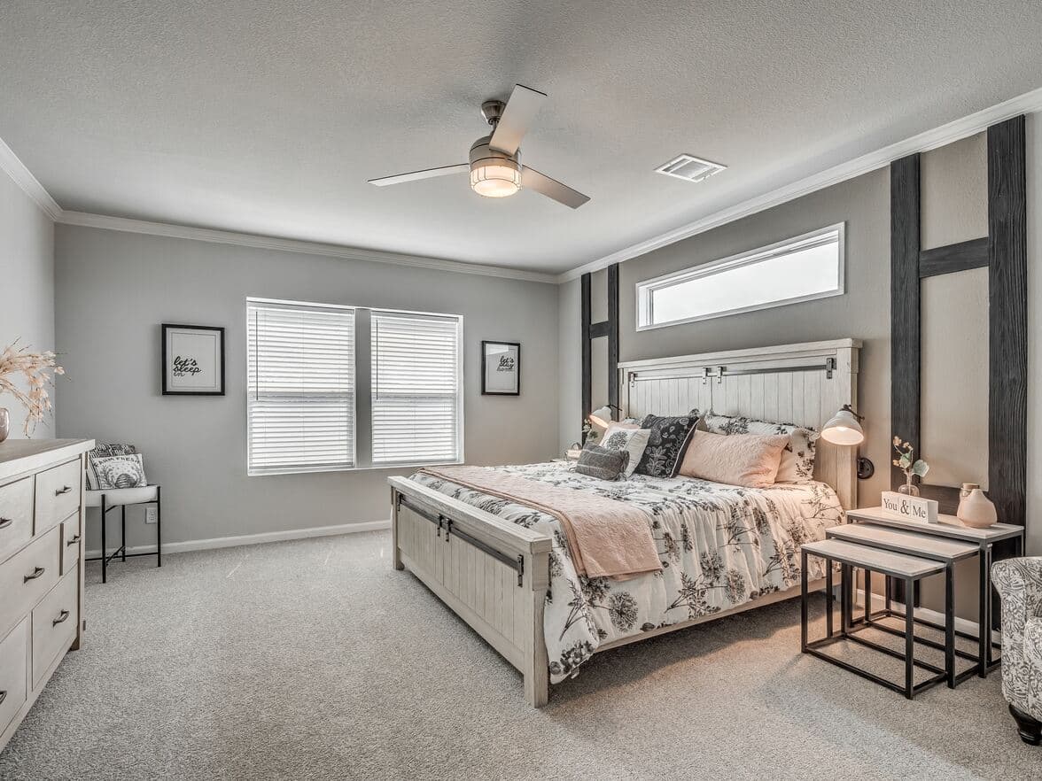 Vintage farmhouse flex 47643a bedroom home features