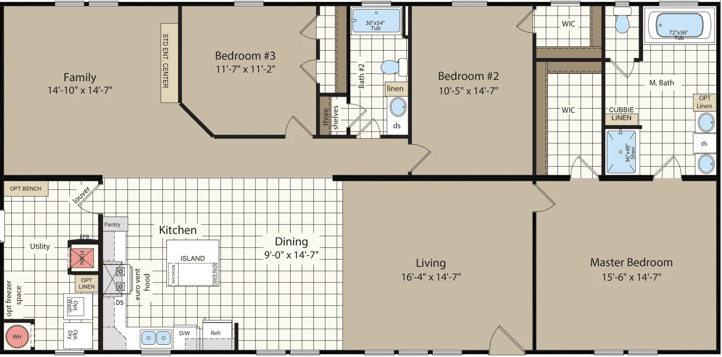 Csd3262k floor plan home features