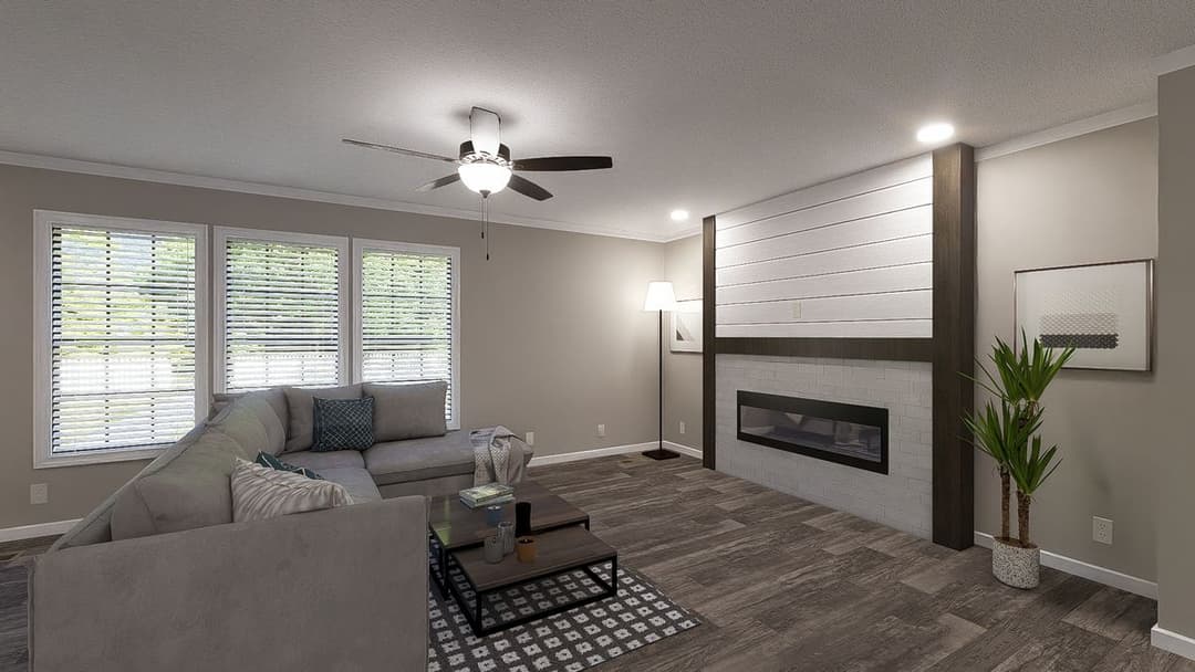 The lil' easy interior home features