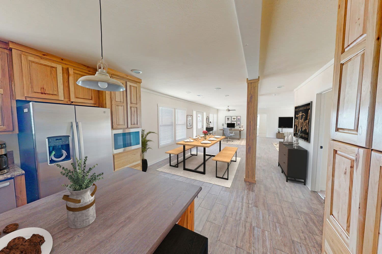 The ranch v60r kitchen home features