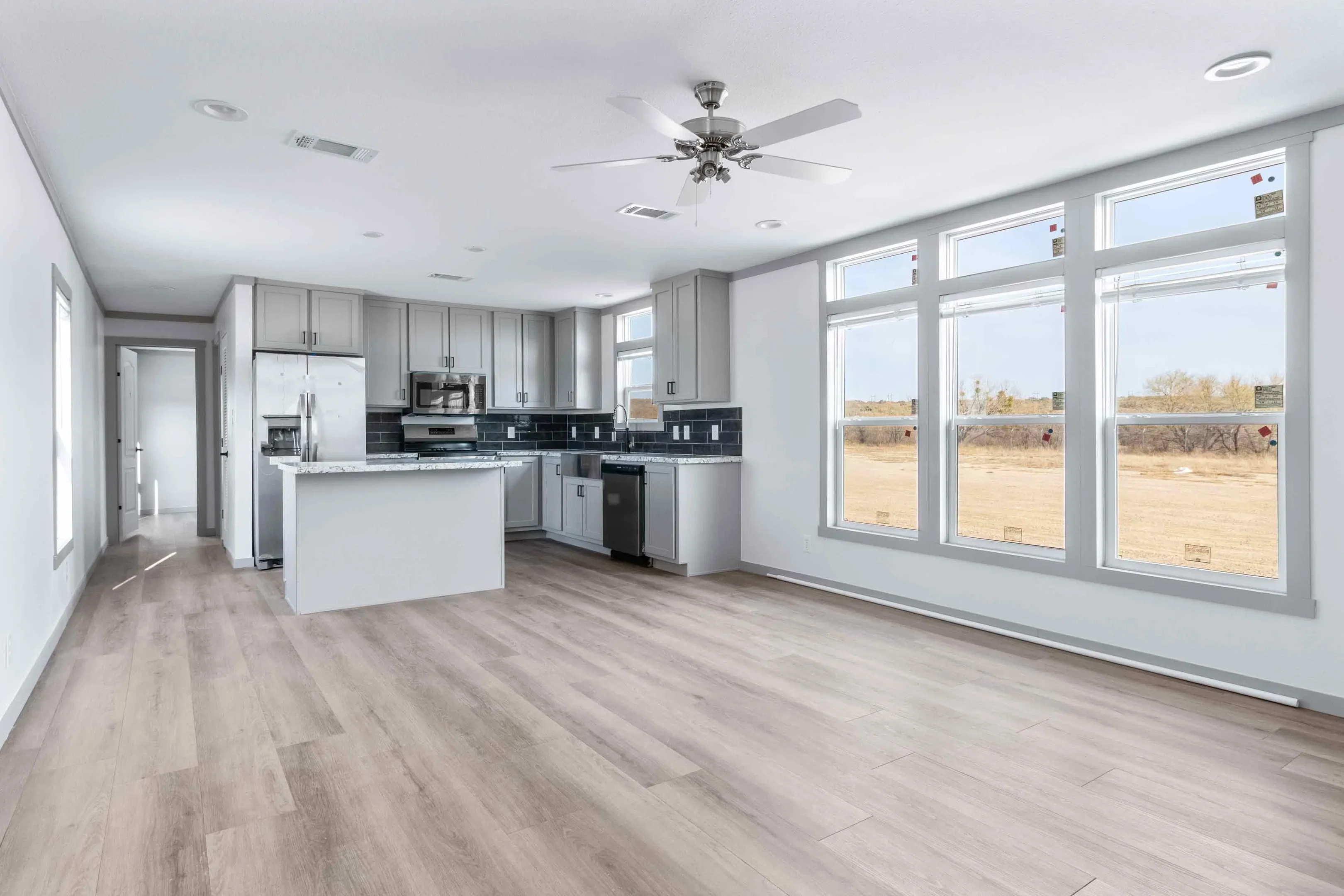The mesquite interior home features