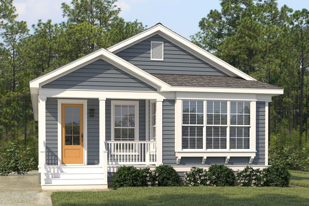 Walton hero, elevation, and exterior home features