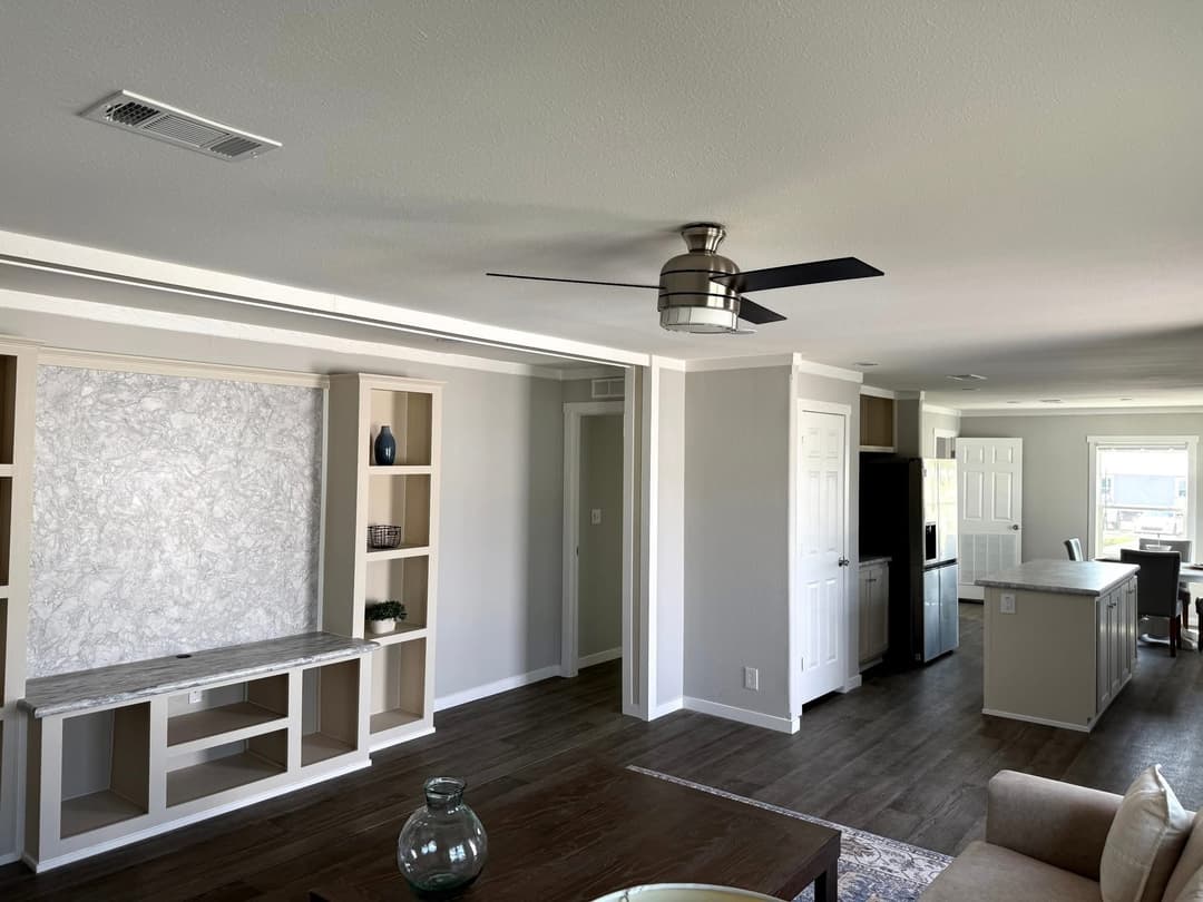 The hoover interior home features