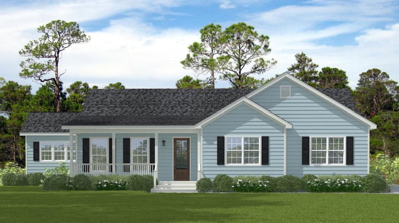 Jasmine ii hero, elevation, and exterior home features