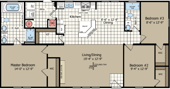 Csd2852k floor plan home features