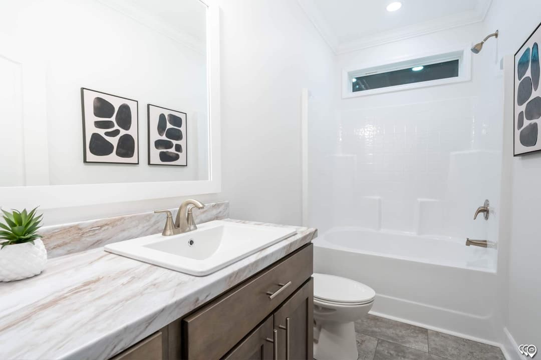 The lost creek bathroom home features