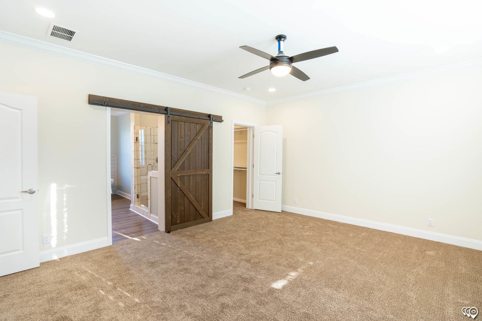 The riverview bedroom home features